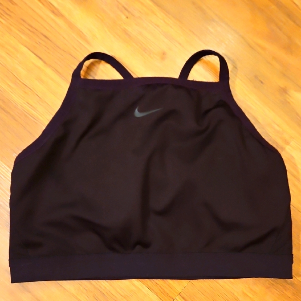 Nike Women's Dark Plum Sports Bra Size Large